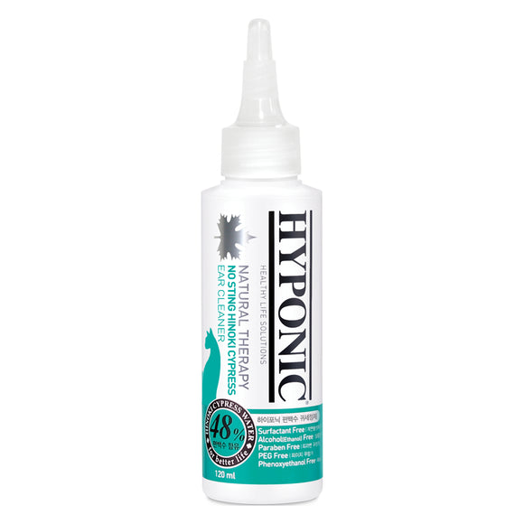 Hyponic No Sting Hinoki Cypress Cat Ear Cleaner - 120 ml