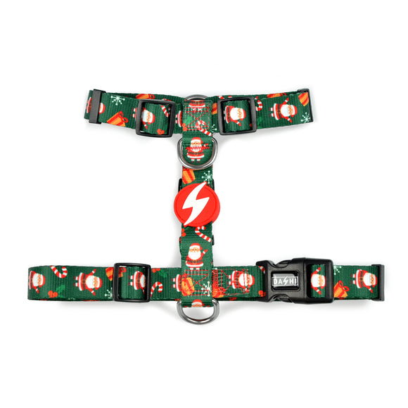 Dashi Noel Back Harness – Christmas Santa Claus Design, Adjustable, Size Small