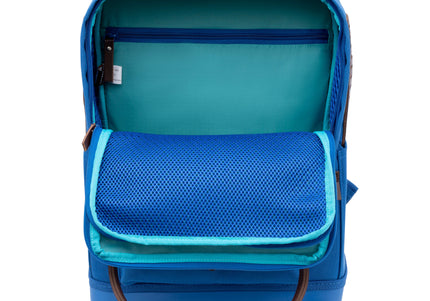 Kurgo Nomad Carrier Blue – Lightweight Travel Backpack, Breathable Design, Secure Zippers