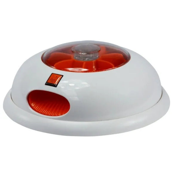 Northmate Pulse Interactive Treat Toy – Durable White Puzzle Feeder for Engaged Play