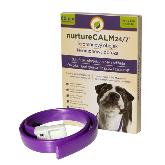 nurtureCALM 24/7 Calming Pheromone Collar 60cm – Long-Lasting Stress Relief Solution