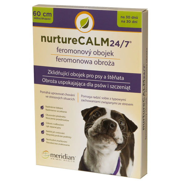nurtureCALM 24/7 Calming Pheromone Collar 60cm – Long-Lasting Stress Relief Solution