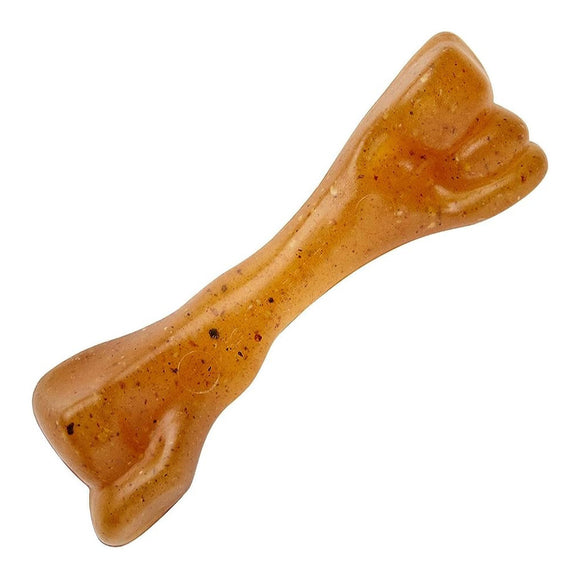 Nylabone Puppy Beef Bone S – Safe Chew Toy with Beef Scent, Small Size