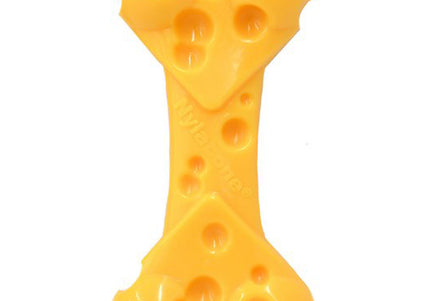 Nylabone Cheese Extreme Texture Bone – Large Cheese-Flavored Chew with Spreadable Treat Surface