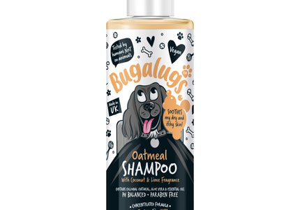 Bugalugs Oatmeal Shampoo – Concentrated Soothing Formula with Oatmeal, 1:10 Dilution, 250ml