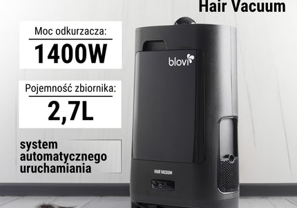 Blovi Touchless 1400W Intelligent Vacuum Cleaner – High-Power, Hands-Free Grooming Solution