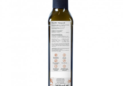 Escapure Premium Hanföl 250ml – Cold-Pressed Hemp Oil, Nutrient-Rich Formula, Limited Promotion
