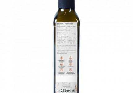 Escapure Premium Lachs Oil 250ml – Pure Salmon Oil Supplement, Rich in Omega-3 and Omega-6