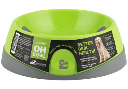 OH Bowl Medium 500ml – Orange Oral Hygiene Pet Bowl, Durable Design for Cleaner Teeth