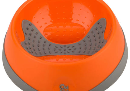 OH Bowl Small 250ml – Orange Dental Care Bowl with Textured Surface, Promotes Oral Hygiene