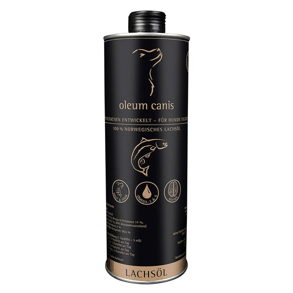 GranataPet Salmon Oil – Pure Natural Salmon Oil, 1L Bottle, Supports Healthy Coat and Skin