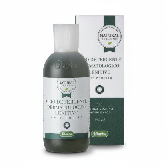 Natural Derma Pet Soothing Anti-Itch Cleansing Oil – Gentle Hydrating Formula, 120ml