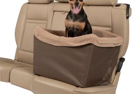 PetSafe Happy Ride Brown Car Seat – Secure Travel Carrier, Supports Up to 14kg