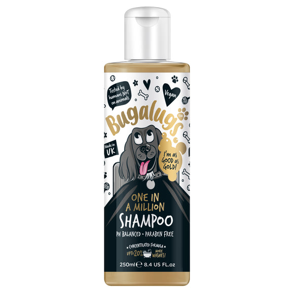 Bugalugs One in a Million Shampoo – Perfumed 1:10 Concentrate, 250ml, Long-Lasting Scent