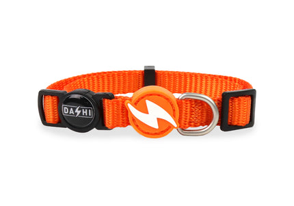 Dashi Solid Cat Collar – Nylon Adjustable Collar with Intense Brown Color, Durable Buckle