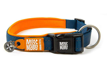 Max&Molly GOTCHA! Smart ID Matrix Orange Collar – Large, QR Locator, Durable Design