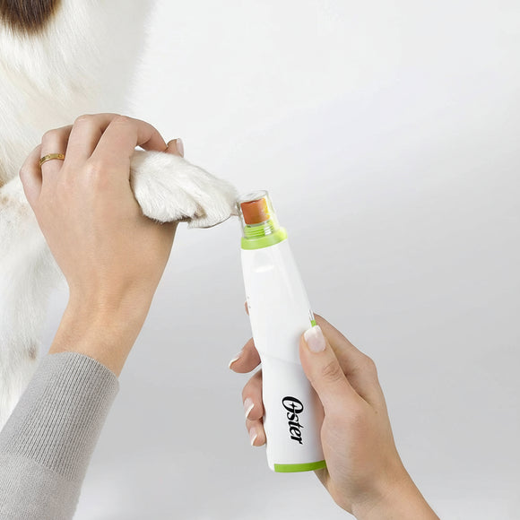 Oster Nail Grinder – Cordless Battery-Powered Grooming Tool with Quiet Motor and Safety Guard