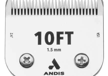 Andis CeramicEdge 10FT Ceramic Blade – 1.5mm Chrome-Plated Carbon Steel, Durable Edge