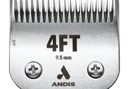 Andis CeramicEdge 4FT Blade – 9.5mm Ceramic, Chrome-Plated Carbon Steel, Durable Edge
