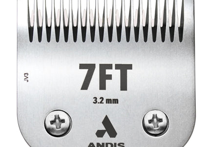 Andis CeramicEdge 7FT Ceramic Blade – 3.2mm Chrome-Plated Carbon Steel, Durable Edge