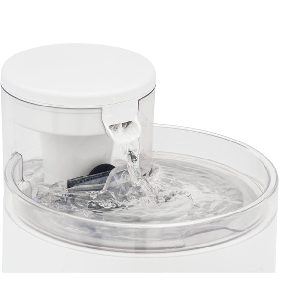 PetSafe Outlast Pumpless Pet Fountain 1.7L – Innovative Silent Water Dispenser, Easy-Clean Design