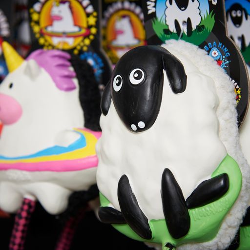 Max&Molly Woody The Sheep Plush Toy – Multifunctional 30cm Squeaker Sheep, Durable Design