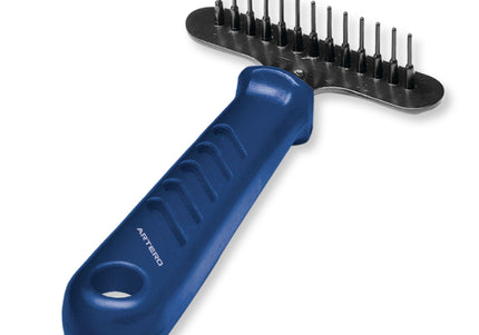 Artero Small Rake Currycomb – Solid Undercoat Grooming Tool for Medium and Long Hair