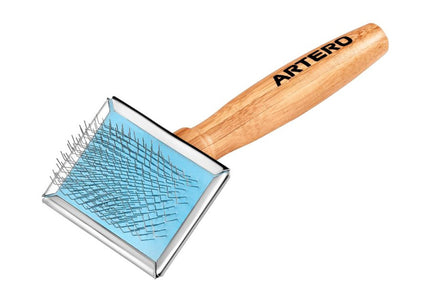 Artero Nature Pipo Classic Slicker Brush – Medium Size, Gentle Detangling for Coats
