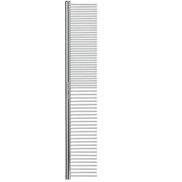 Artero Large Pin Comb 18.5cm – Metal Grooming Comb with Mixed Tooth Spacing and Long Pins