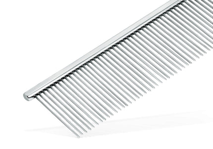 Artero Regular Volume Comb 23cm – Large Metal Grooming Comb with Medium Tooth Spacing, 35mm Pins