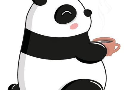 Dashi Snooze Cat Collar – Soft Adjustable Collar with Cute Panda Pattern Design