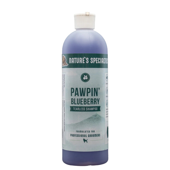 Nature's Specialties Pawpin Blueberry Tearless Shampoo – Shine-Boosting 1:16 Concentrate, 473ml