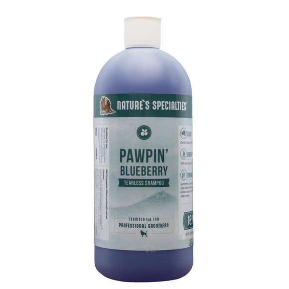 Nature's Specialties Pawpin Blueberry Tearless Shampoo – Shine-Enhancing 1:16 Concentrate, 946ml