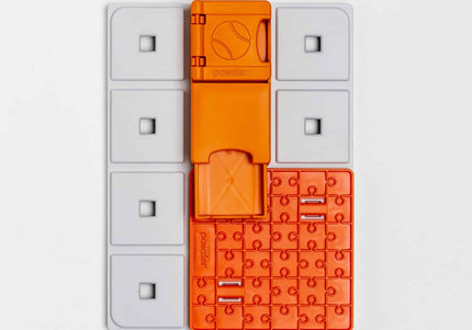 Pawzler Terra Dog Puzzle Module – Level 1 Bonus Block with Licking Mat, Engaging Design