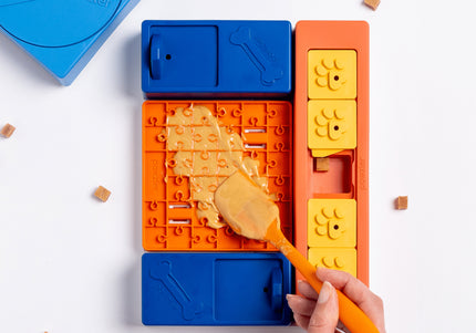 Pawzler Interactive Dog Puzzle Beginner Set – Modular 6-Piece Enrichment Toy, Engaging Design