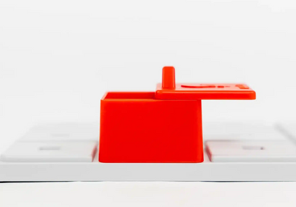 Pawzler Peach Dog Puzzle Module – Level 2 Interactive Bonus Block, Durable Design