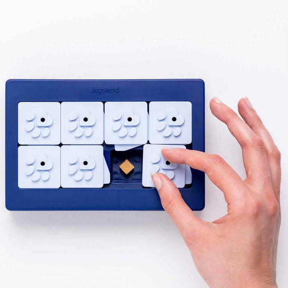 Pawzler Louvre Dog Puzzle Module – Level 3 Interactive Bonus Block, Durable Design