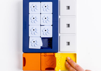 Pawzler Interactive Dog Puzzle Smarty Set – Modular Enrichment Toy, 7-Piece Brain Challenge