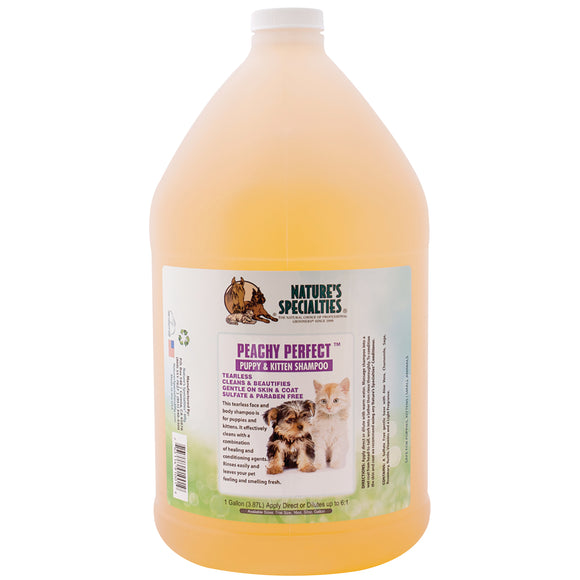 Nature's Specialties Peachy Perfect Shampoo – Gentle Tear-Free Formula, Concentrate 1:6, 3.8L
