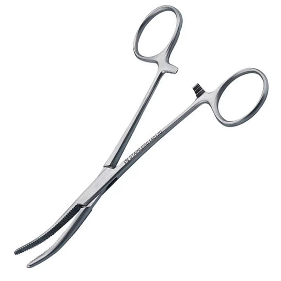 Miranda Ear Forceps 14cm – Curved Stainless Steel Tool, Precision Hair Removal