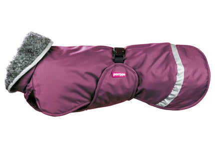 Perus Pomppa Plum Winter Jacket – Insulated Waterproof Outerwear, Plum, Size 80