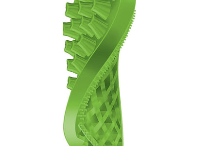 Pet+Me Soft Silicone Brush Green – Gentle Grooming Tool for Long, Thick Fur and Undercoat