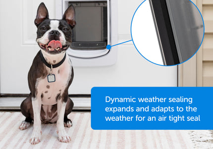 PetSafe SmartDoor Connected Pet Door – Medium, Wi-Fi Enabled with Microchip Access and App Control