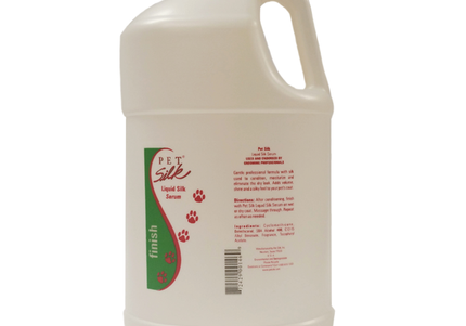Pet Silk Liquid Silk Serum – Hydrating Silk-Infused Formula, Restores Shine, 3.8L