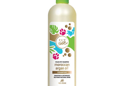 Pet Silk Vegan Moroccan Argan Oil Shampoo – Smoothing Concentrate, 1:16 Dilution, 473ml Bottle