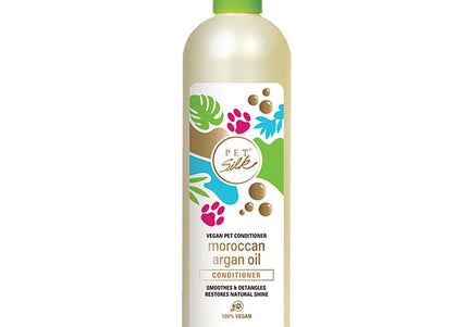 Pet Silk Vegan Moroccan Argan Oil Conditioner – Smoothing Concentrate, 1:16 Dilution, 473ml Bottle