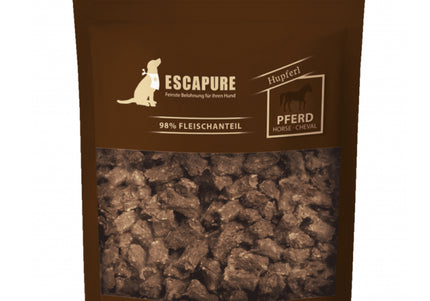 Escapure Hupferl Pferd Meat Treats – Natural Horse Meat, Grain-Free, 150g Pack
