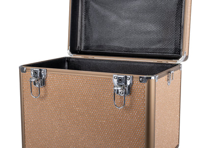 Show Tech Groom-X Sparkling Case Black – Durable Grooming Tool Organizer with Glitter Finish