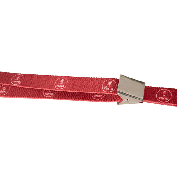 Yento Grooming Noose Red – Durable Nylon Leash with Logo, 55x1.5cm