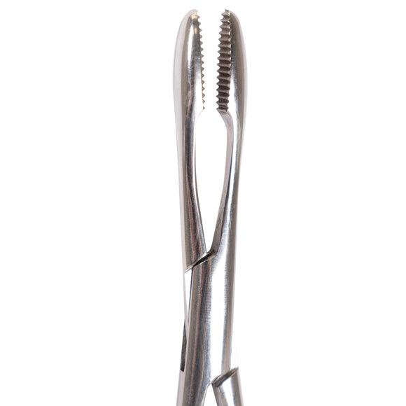 Show Tech Safety Ear Forceps 14cm – Straight Stainless Steel Tool with Non-Slip Grip